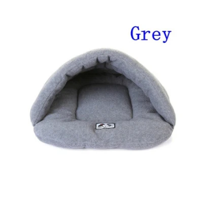 Grey 6 цветов, мягкие флисовые кровати для собак, зимний теплый коврик для питомцев С Подогревом, маленькая собака, щенок, питомник, домик для кошек, спальный мешок, гнездо, пещерная кровать - Цвет: Grey