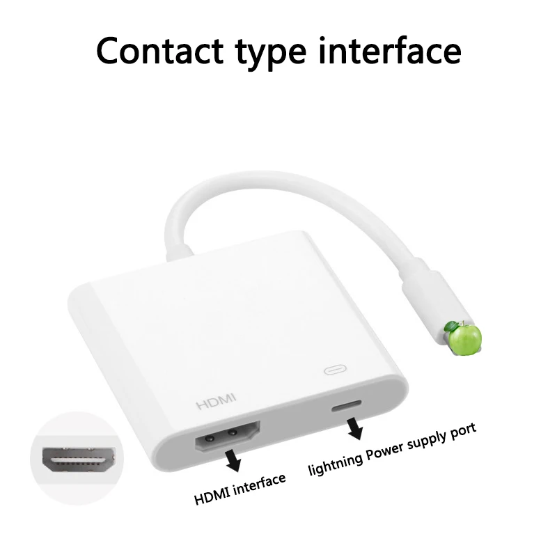 Для iPhone X/iPhone 8 IOS12 конвертер в HDMI HD кабель адаптер iphne ТВ с экраном дисплей