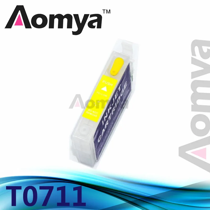 Многоразовый картридж Aomya T0711 совместимый с Epson SX110 SX210 SX410 SX510W SX115 SX215 SX415 SX515 S20 SX100
