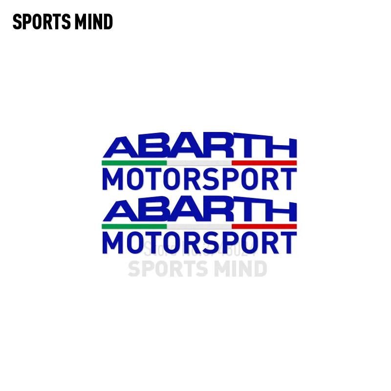 Зеркало заднего вида ABARTH на заказ 1 пара Стайлинг автомобиля для Fiat 500 Punto Stilo Bravo