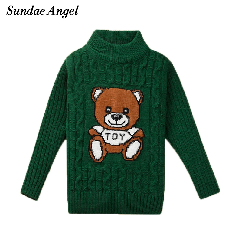 Sundae Angel/свитер с героями мультфильмов для мальчиков зимняя утепленная одежда