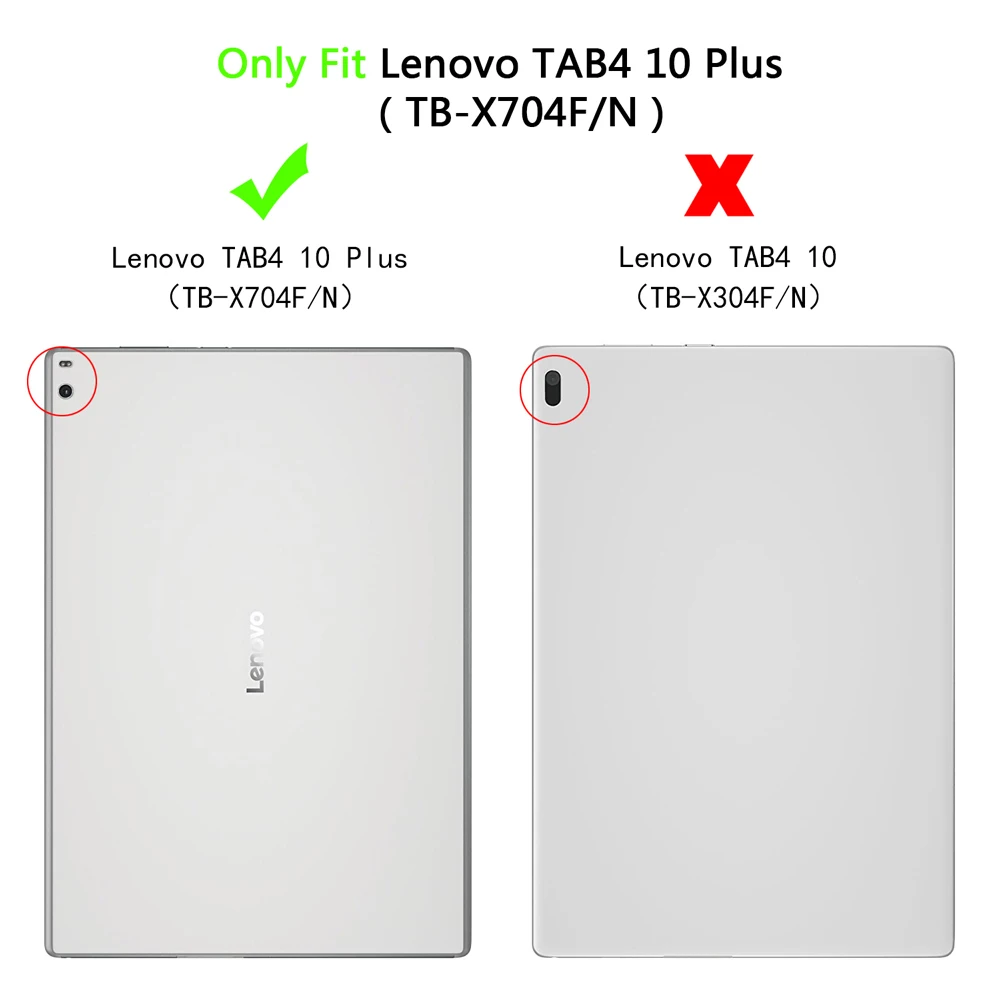 

Case for Lenovo TAB4 10 Plus TB-X704F/N Tablet Magnetic Folding Stand Cover for Lenovo TAB4 10 Plus Tablet Case