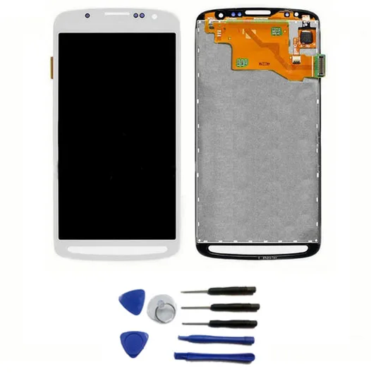ЖК дисплей + сенсорный экран со стеклом дигитайзера полная сборка для Samsung Galaxy S4