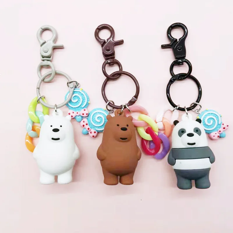 2019 новинка мультфильм аниме Мы Голые Медведи милые три медведя куклы брелоки