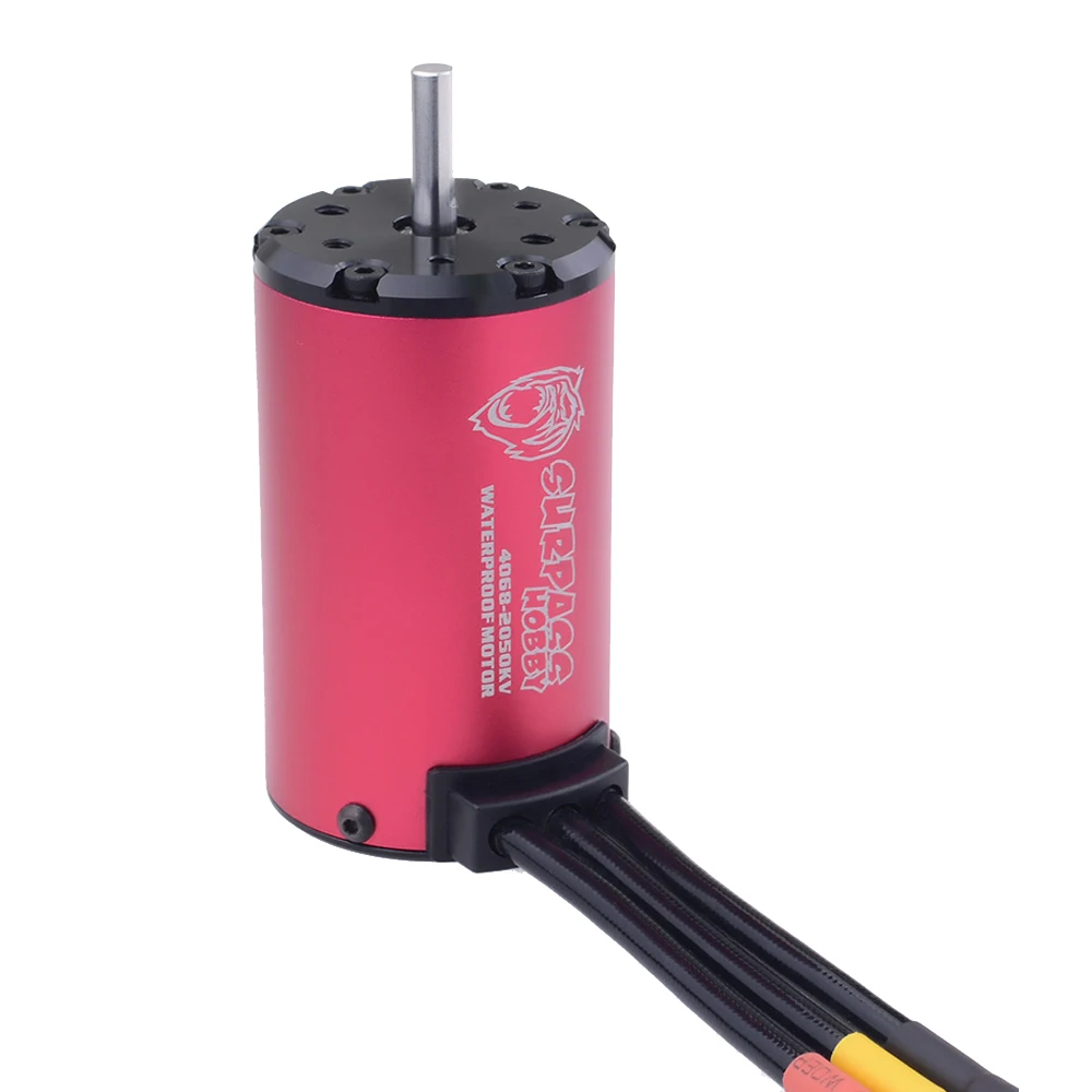 SURPASS HOBBY 4068 бесщеточный мотор 2050KV 2650KV Водонепроницаемый Бессенсорное для 2S 3S 4S 1:8