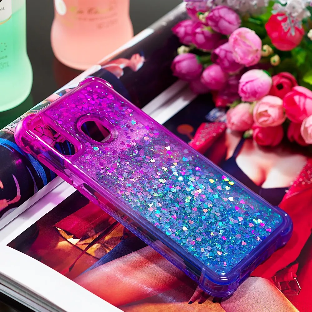 Чехол для samsung Galaxy A70 A50 A40 A30 A20 A10, градиентный Блестящий силиконовый чехол для samsung Galaxy Note 10 Plus