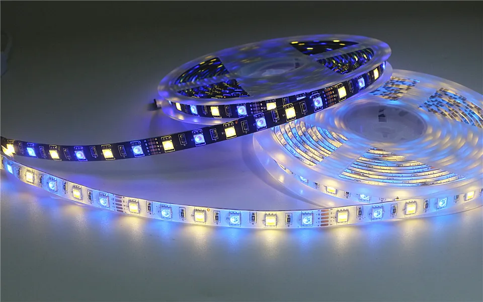 Светодиодная лента 5050 12 В RGB RGBW rgbww 12 В 5 м водонепроницаемая гибкая световая полоса 60 светодиодный/м светодиодный лента Luces лампа лента ТВ ПОДСВЕТКА