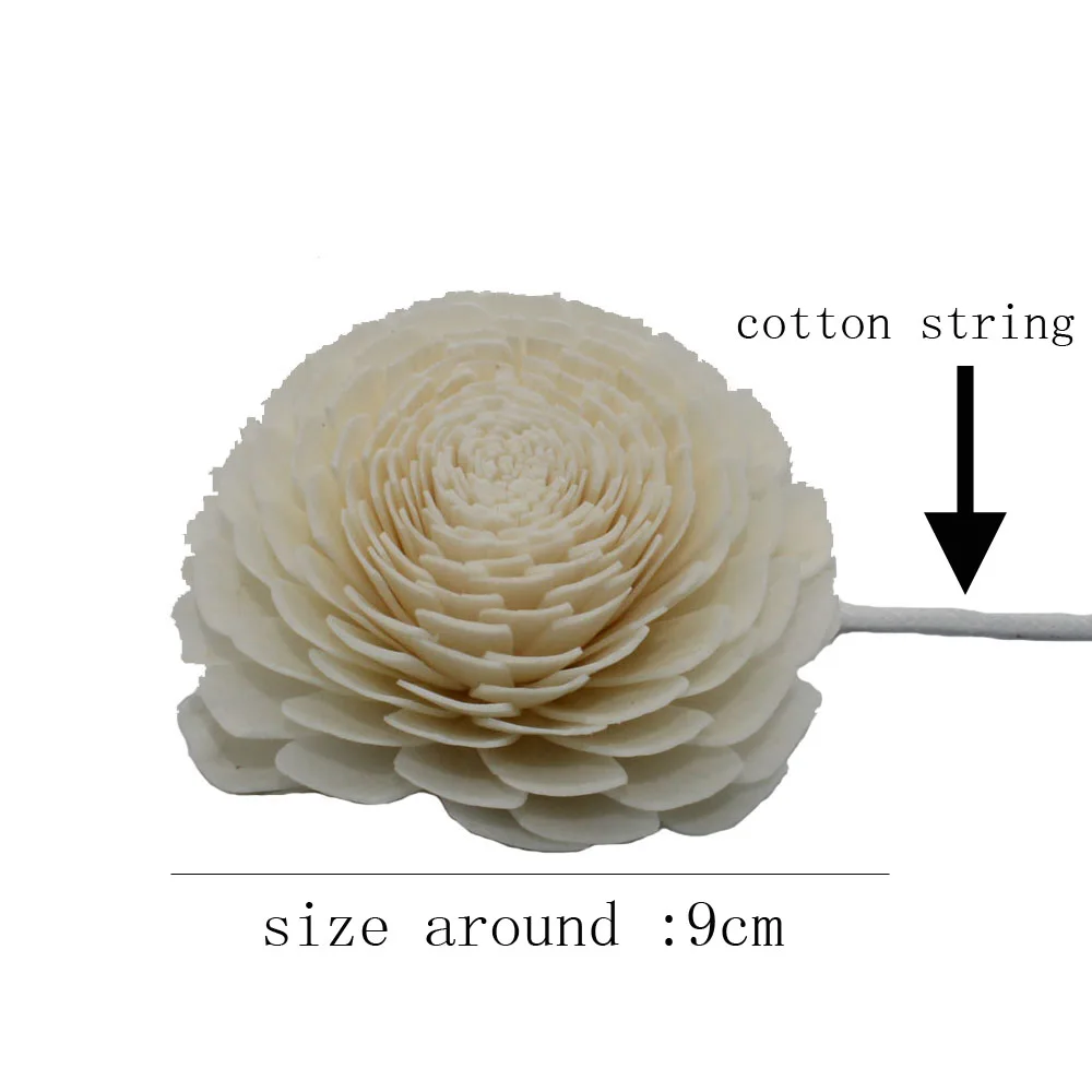 Белые Искусственные через траву цветы для аромата Рид диффузор дома гостиной