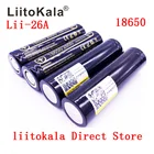 HK LiitoKala Lii-26A 3,7 V 18650 2600 mAh литий-ионная аккумуляторная батарея, батареи для фонарика