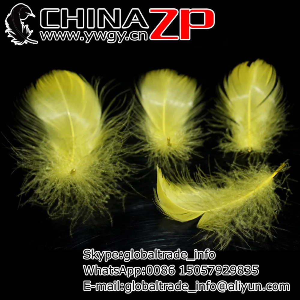 

№ 1 оперение поставщиком CHINAZP завод 100 шт./лот Одежда высшего качества окрашенные желтые черные гусиные перья незакрепленные перья