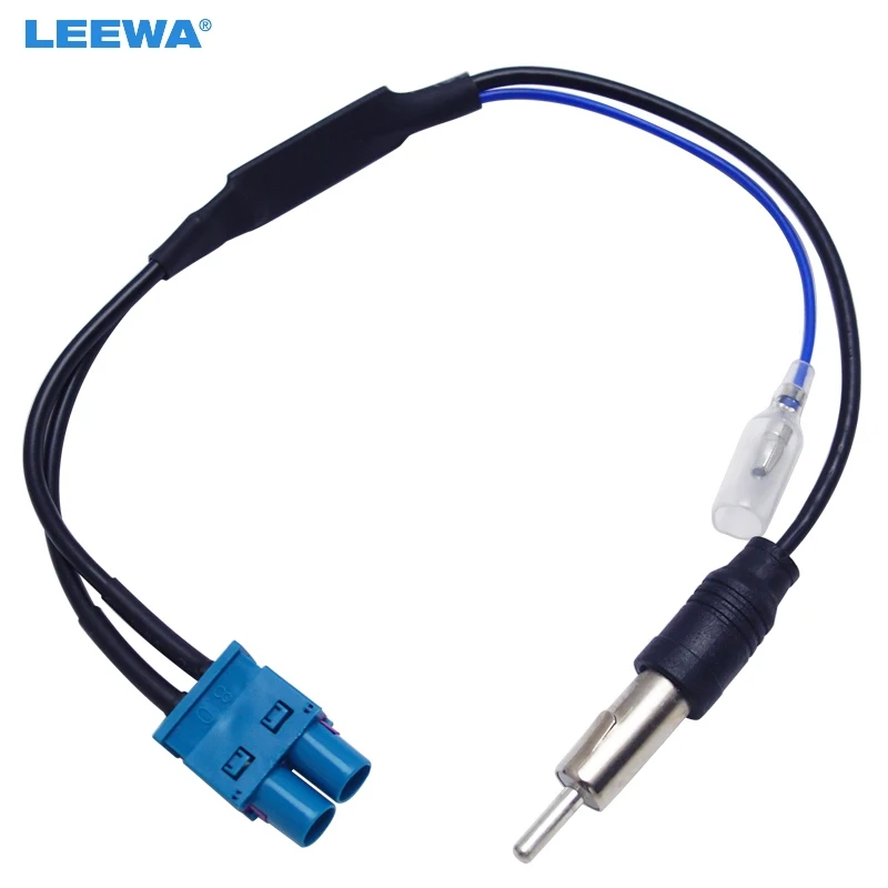 Радиоантенный адаптер LEEWA OEM Dual FAKRA с усилителем для Volkswagen RNS510/RCD510/310/Golf/MK5/MK6/Passat