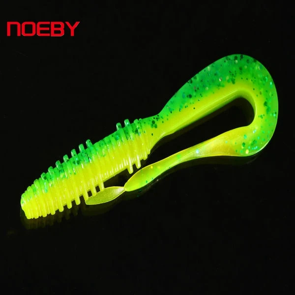 NOEBY рыболовные приманки NBL S3117 черви искусственные 24 шт 3 9 ''/0 162 oz мягкий вкус