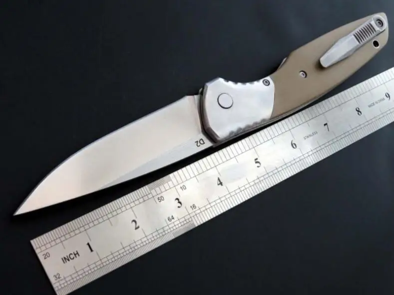 EF111 9 Cr18mov лезвие G10 + ручка из нержавеющей стали EDC Складной нож карманный
