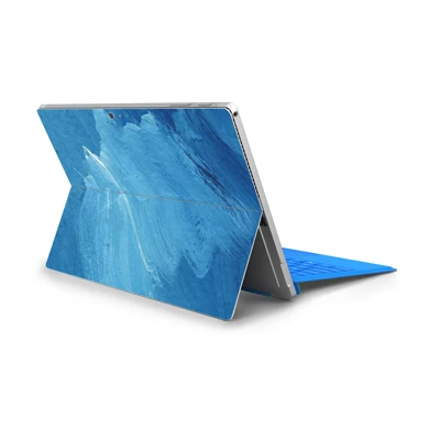 Синий Стиль масляной живописи наклейки для ноутбука для microsoft Surface Pro 6 Pro 5 задняя крышка ПВХ Виниловая Наклейка Наклейки для Surface Pro 4 - Цвет: SPS-16(045)