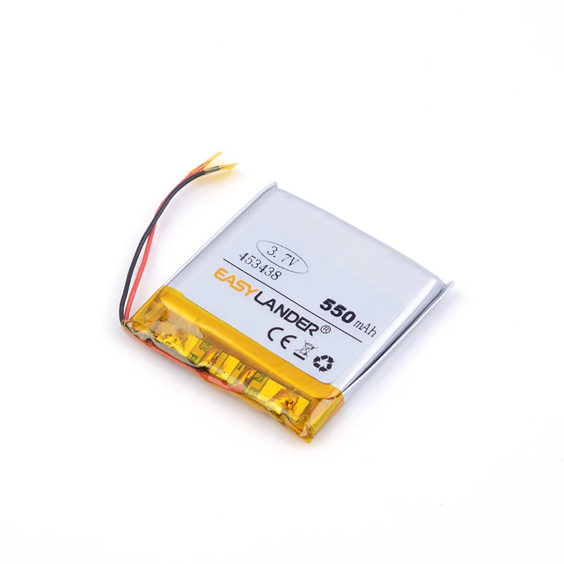 453438 550mAh 3 7 v литий ионная аккумуляторная батарея для Mp3 GPS PSP PAD телефона камеры