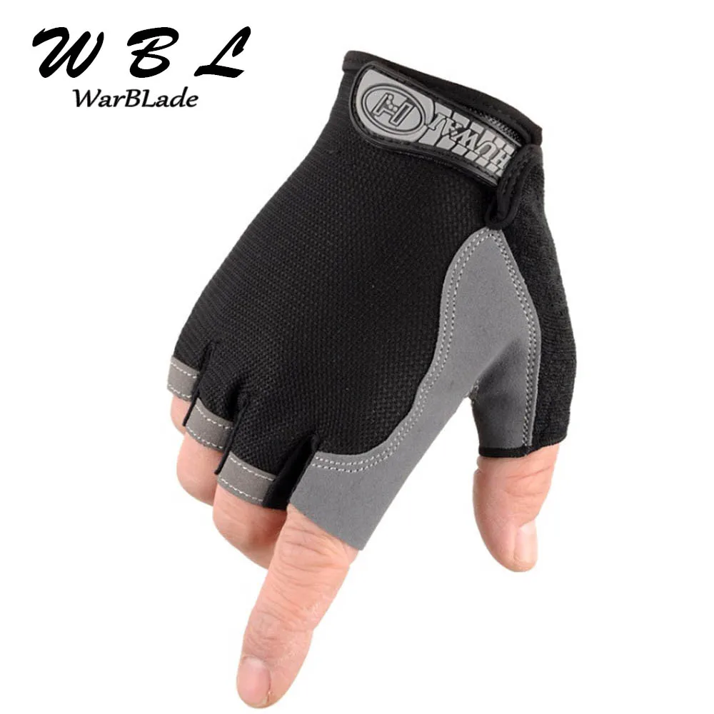 Фото Нескользящие перчатки без пальцев WARBLADE для мужчин и женщин на полпальца с