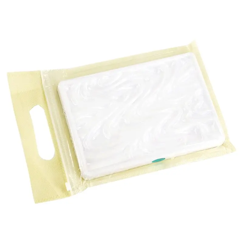 Волнистые искусственные керамические палитры квадратные акварельные легко