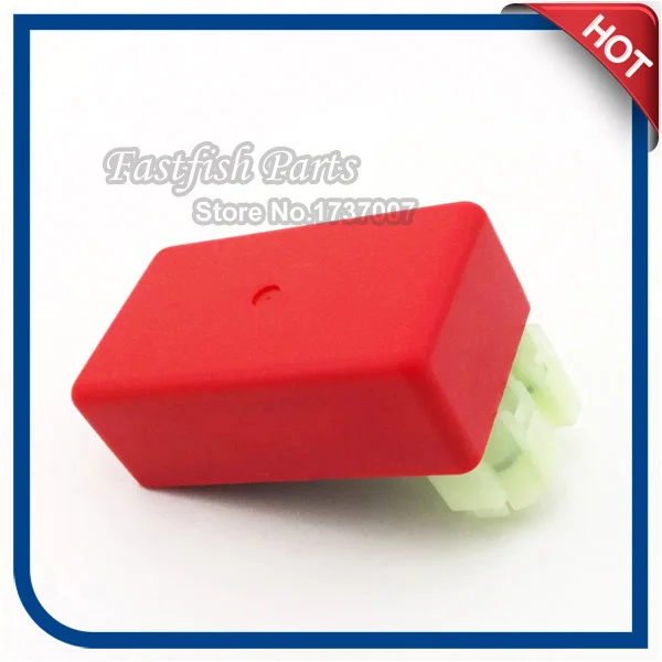 Круглый гоночный AC CDI Box 6 Pin для GY6 50cc 125cc 150cc скутер картинг Багги Квадроцикл