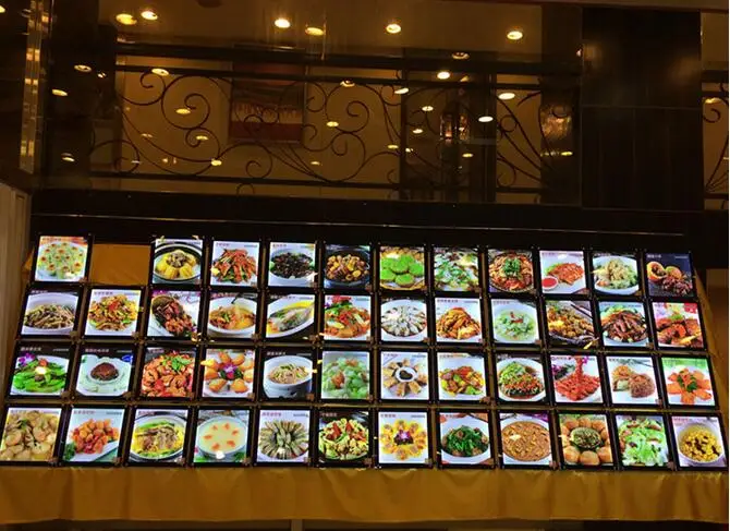 Акриловая Безрамная Светодиодная панель черные корлорные рамки размер a3