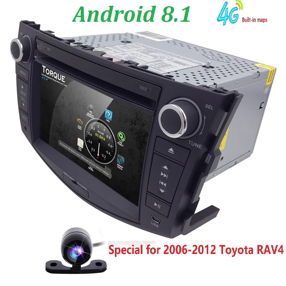 2 din автомобильный радиоприемник gps Android 8 1 Автомобильный DVD плеер для Toyota Previa RAV 4 RAV4
