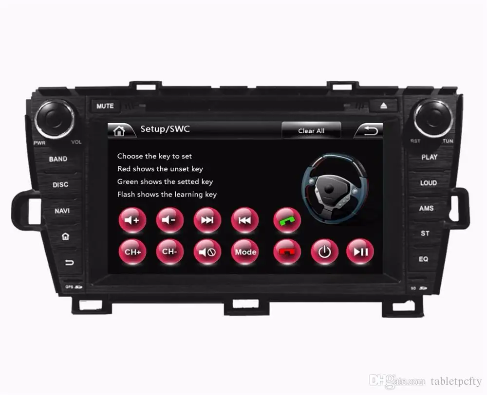 8 &quotавтомобильный DVD плеер с GPS (опционально) аудио Радио стерео BT/TV головное