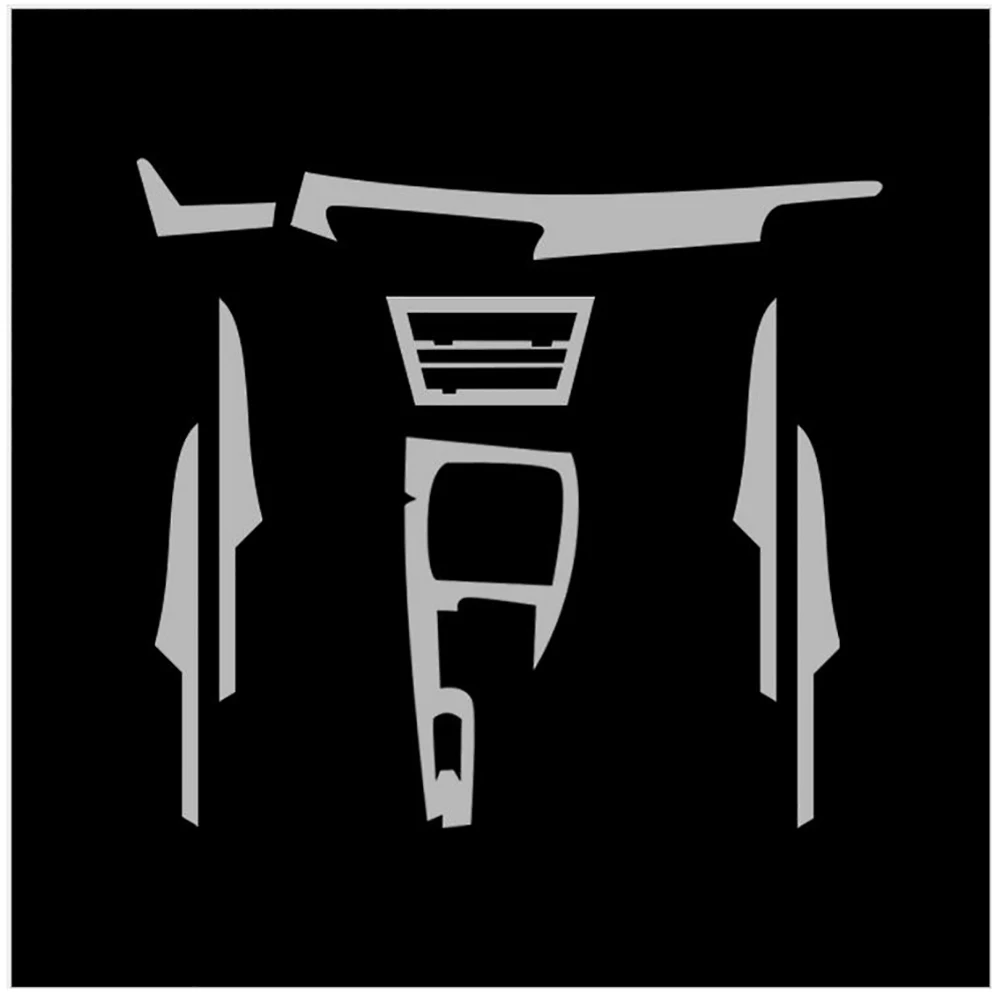 

Car-Styling New Car Interior Trim Dashboard Clear Paint Protective Film Stickers for BMW X1 2016-2018