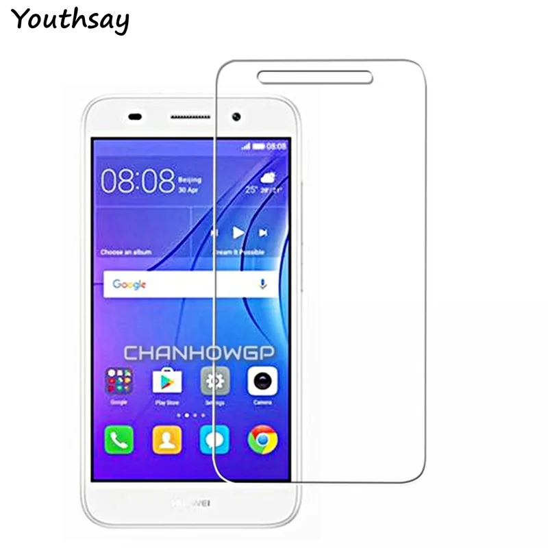 2 шт. Защитное стекло для экрана Huawei Y3 2017 ультратонкое закаленное стеклянная
