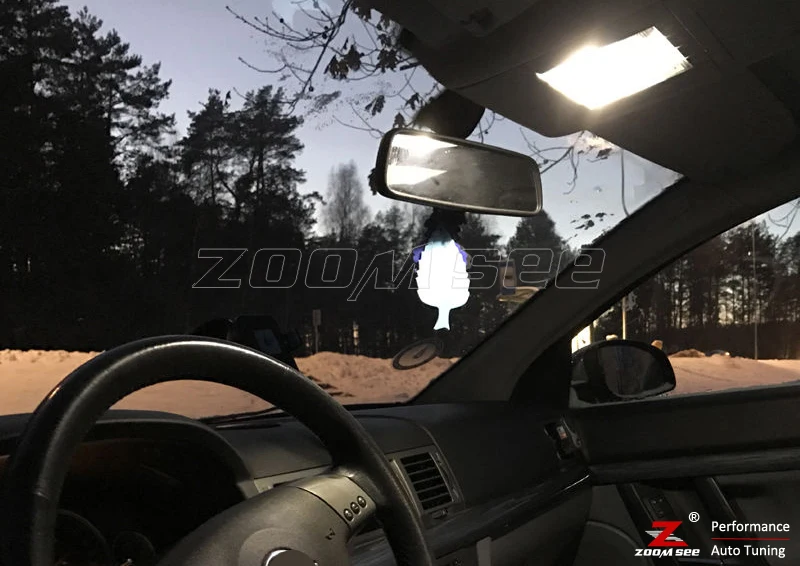 ZOOMSEEZ 14 шт. светодиодный светильник для номерного знака, интерьерный купольный светильник, комплект для Skoda Fabia MK1 Hatchback(1999-2007