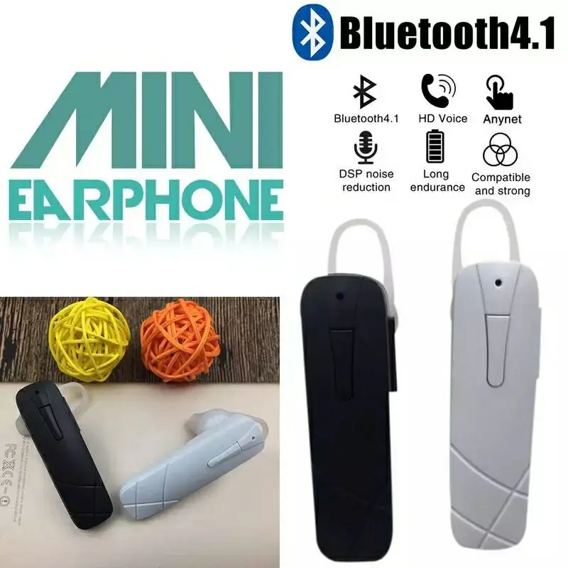 Мини телефон беспроводные Bluetooth наушники громкой связи гарнитура с микрофоном