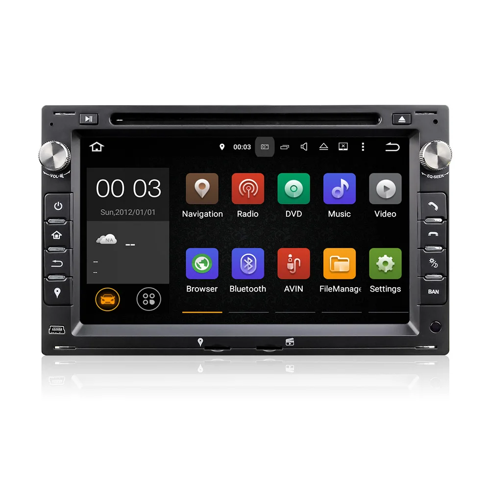 Android 5.1.1 Автомобильный DVD Автомагнитолы GPS-НАВИГАЦИЯ Радио Для Старого VW Transporter T4/T5