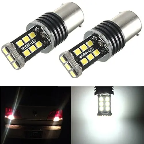 

LAMPADA DE RE LED 1156 15 SMD 2835 6000K P21W BA15S CANBUS NAO ERRO For FIAT BRAVO
