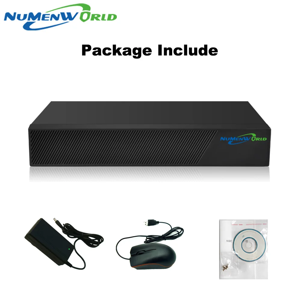 Новые оригинальные Full HD 4CH 1080 P NVR видеонаблюдения ONVIF H.264 HDMI сети видео