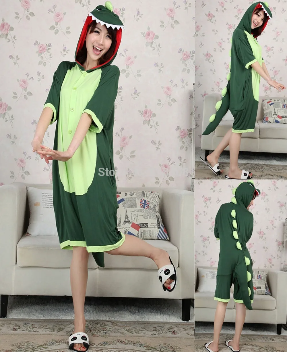 Пижама с героями мультфильмов 100% хлопок пижама Тоторо Пикачу Hello Kitty дораемон