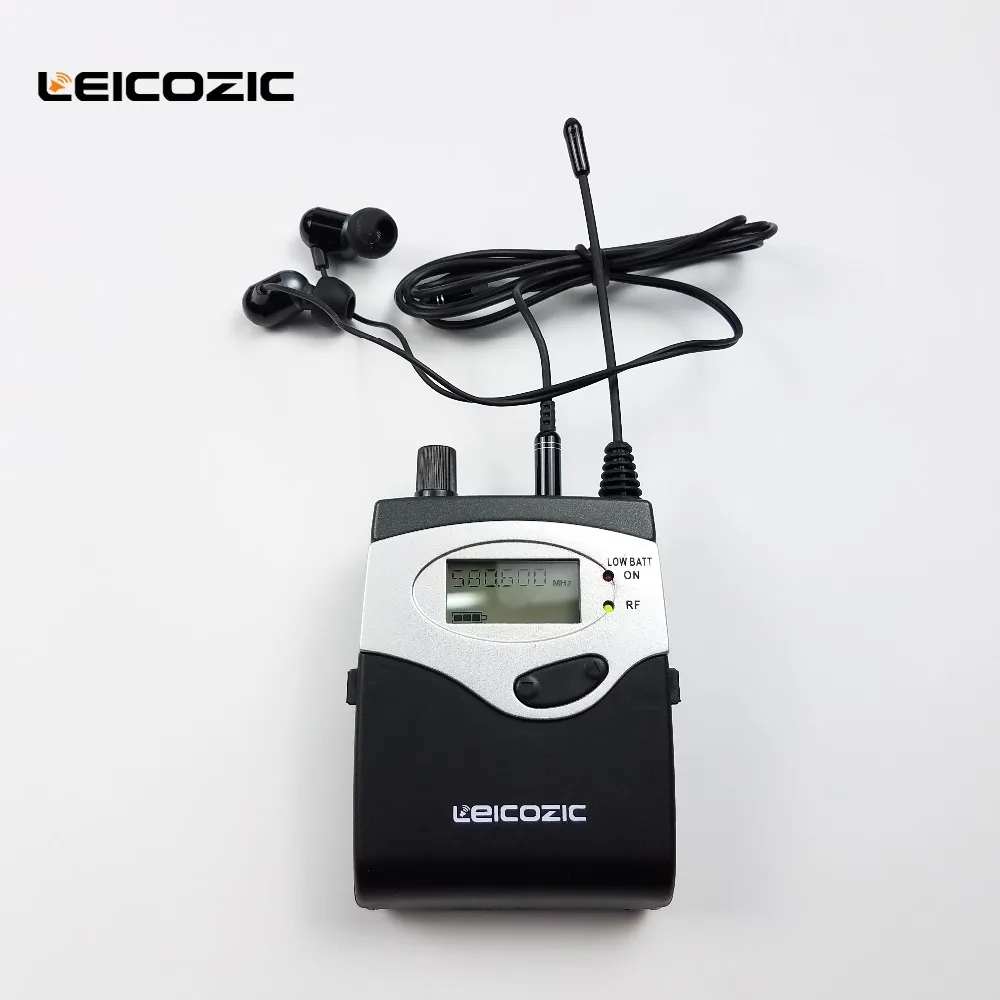 Leicozic L5102 Двухканальный UHF беспроводной монитор в ушах система мониторинга