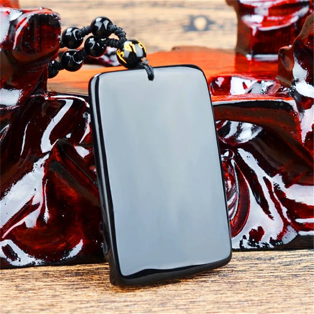 Оптовая естественная подвеска из обсидиана с изображением Будды, животного года, Гуань Гонга, Да Гона и Гуанин Майтрейи.