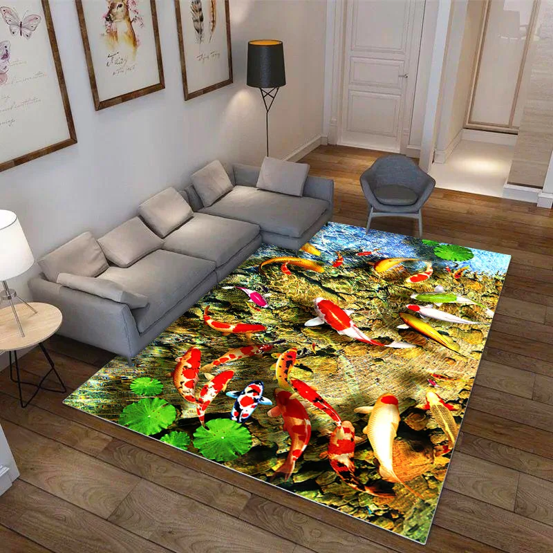 color15 3D пасторальный цветочный принт нескользящий утолщенный ковер абсорбирующий коврик для входной двери напольный коврик Домашний декор для гостиной спальни - Цвет: color15