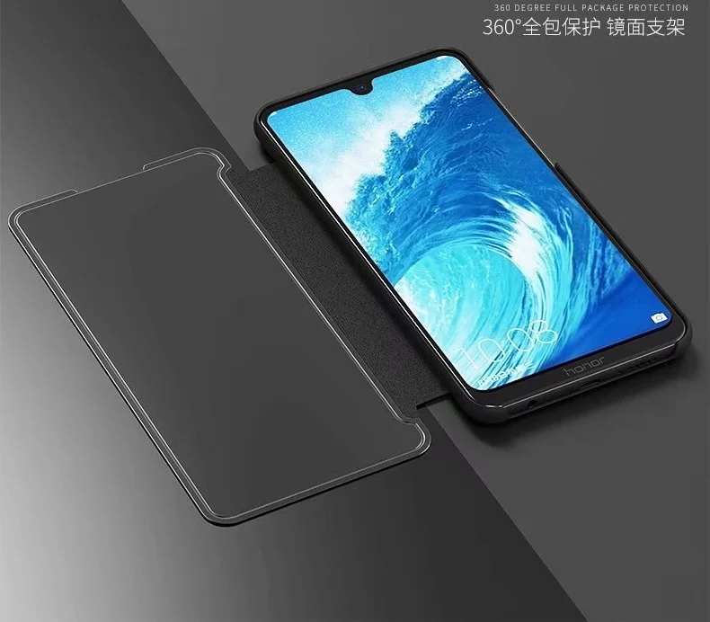Чехол для Huawei Honor 8X чехол huawei Max умный с откидной крышкой и зеркальным покрытием