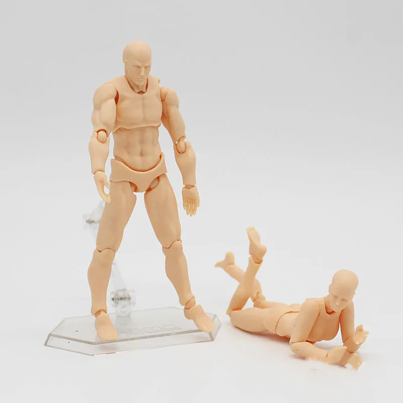 Figma BODY KUN / CHAN серая оранжевая желтая ПВХ фигурка модель игрушек 14 см KT3739|Игровые