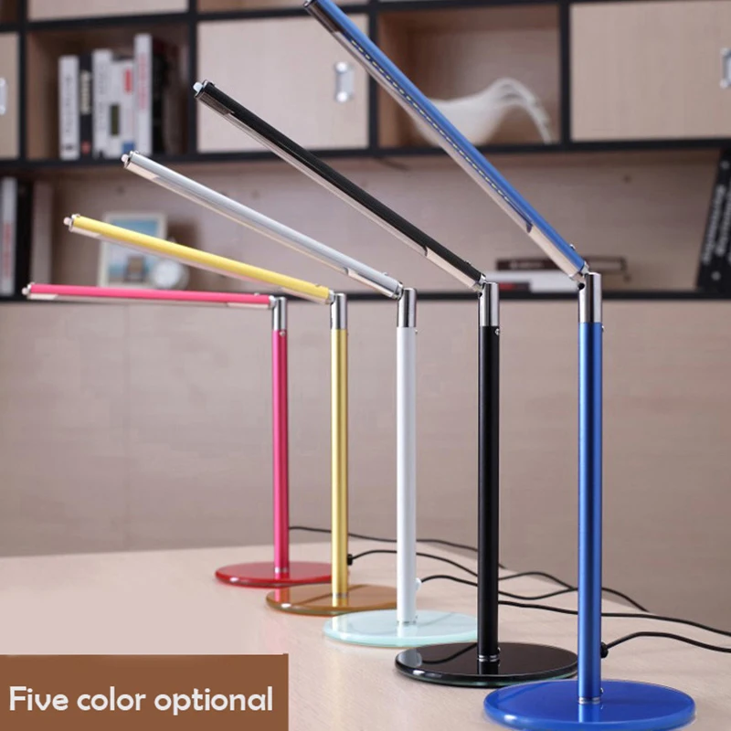 Яркие СВЕТОДИОДНЫЕ Настольные Лампы Универсальный Гусиная Шея LED Light Reading
