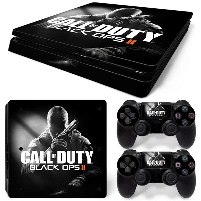 OSTSTICKER Прямая доставка виниловая наклейка кожи наклейки для sony PS4 slim консоли и 2 шт.