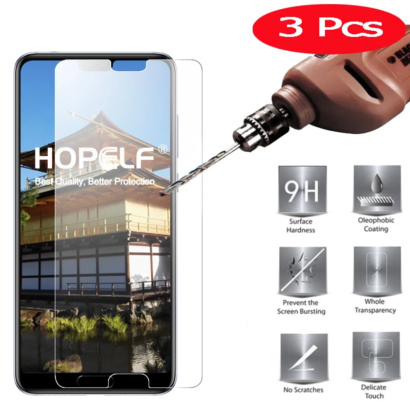 Защитное стекло закаленное 9H 2.5D для Huawei P20 Pro 3 шт.|Защитные стёкла и плёнки телефонов| |