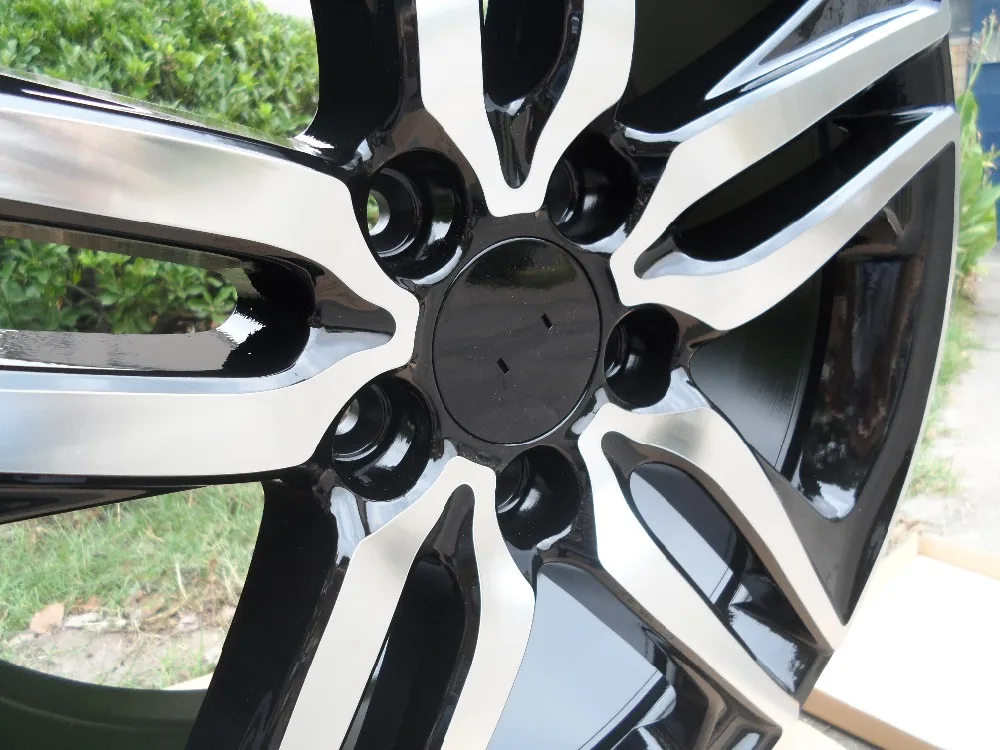 20x8 5 et 45 5x120 OEM Черная машина лицевой части сплава колесные диски W307 для вашего
