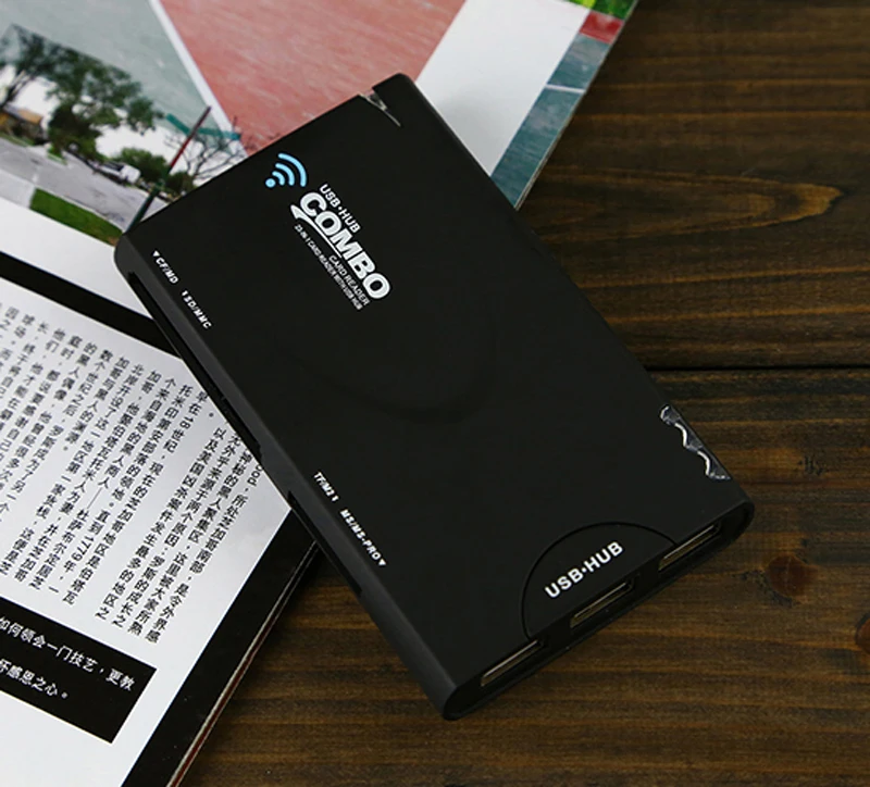 Портативный несколько смартфон Wi Fi Беспроводной Card Reader 3G роутера Power Bank 1500 мАч