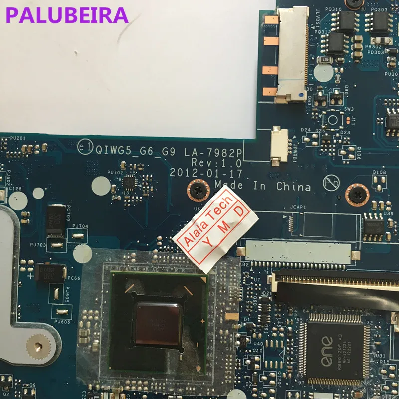 Высокое качество LA-7982P материнская плата для ноутбука Lenovo G580 qiwg5 _ g6_g9