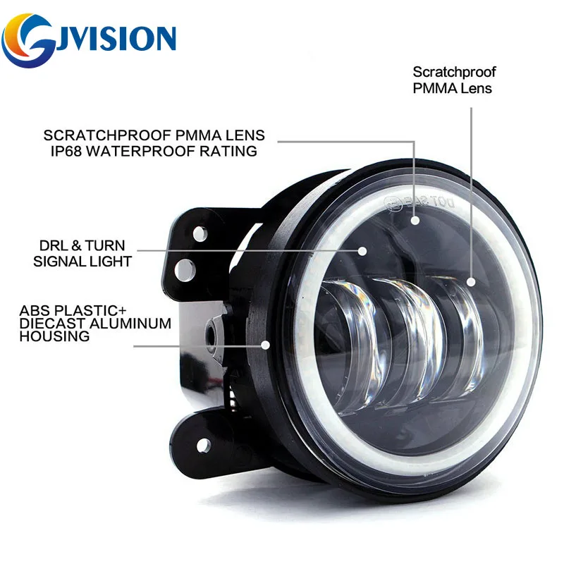 4 дюймовый светодиодный фонарь светильник s крышка на объектив проектора для Jeep