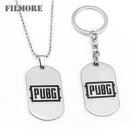 fashion game playerunknowns battlegrounds necklaces for men women link chain pubg winner necklace male dog tag jewelry