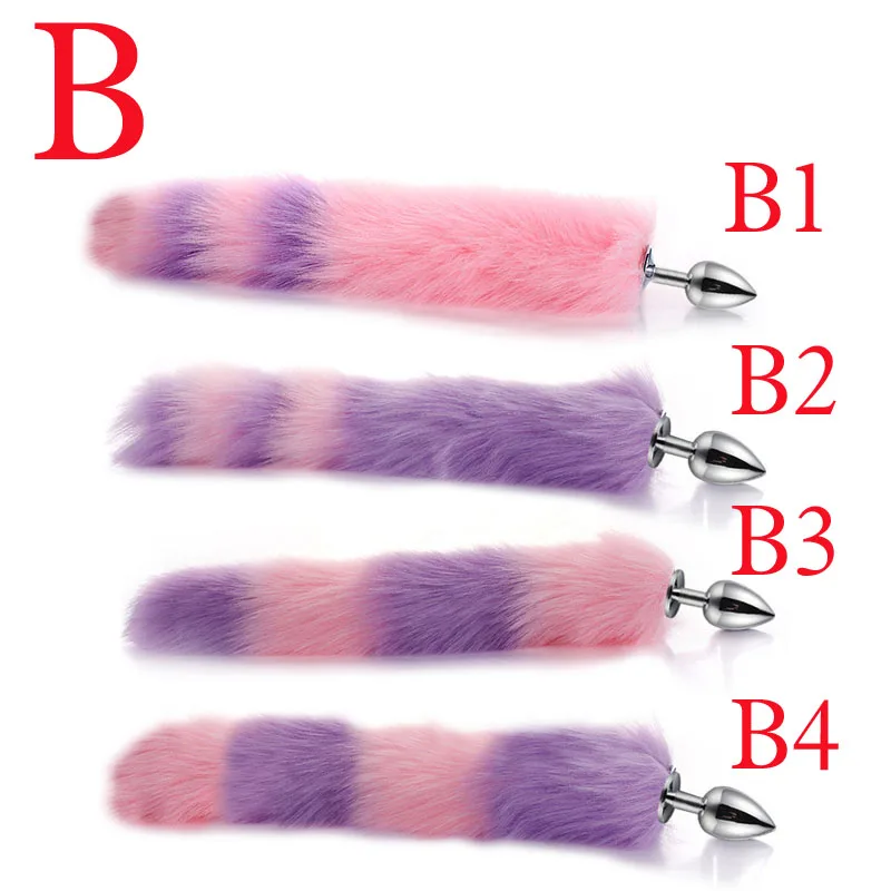 Fetish Soft Wild Fox Tail Metal Steel /Silicone Anal Plug Butt Adult Sex for Women Cosplay Accessories Crawls Paws |