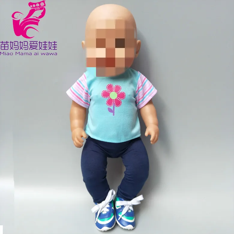 Милый плюшевый комплект одежды для куклы bebe born 18 &quot45 см Девочка Кукла одежда