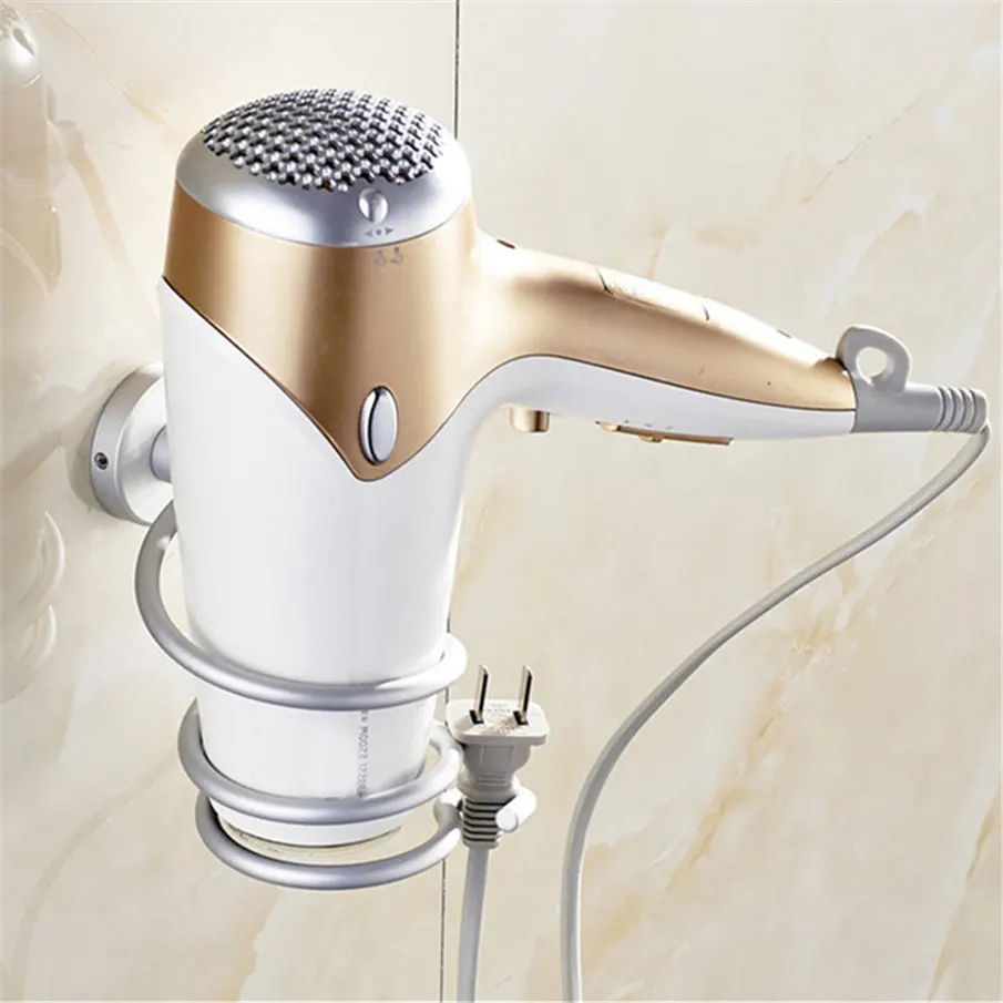 Новая настенная сушилка для волос стойка хранения Фен подставка держатель