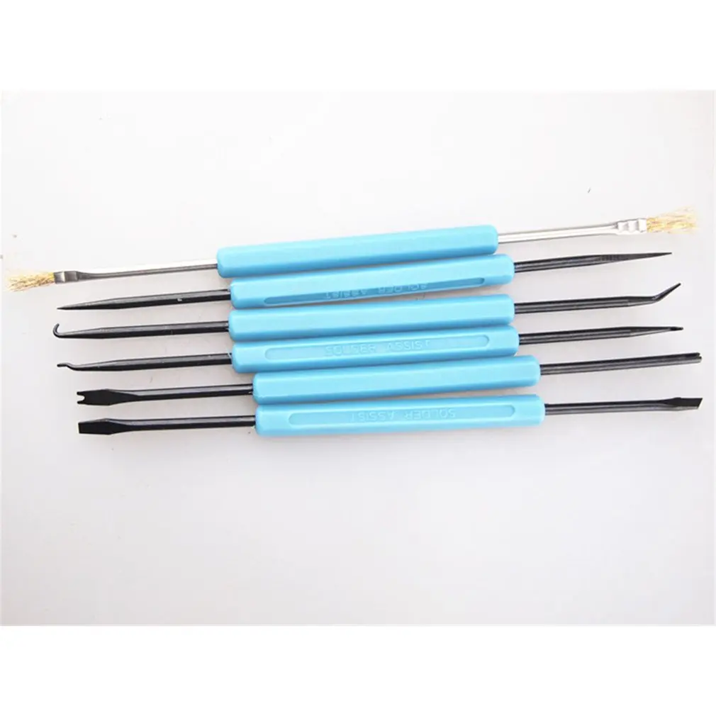 6 шт отпайки помощь Tool Kit паяльной вспомогательные инструменты сварочных работ